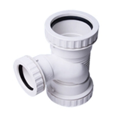 zhejiangHard water polyvinyl chloride (PVC - U) silencers for building drainage and silencing three links