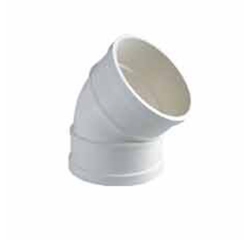 alaboRigid polyvinyl chloride (PVC U) 45 degree elbow for building drainage