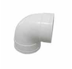 heilongjiangRigid polyvinyl chloride (PVC U) 90 degree elbow for building drainage