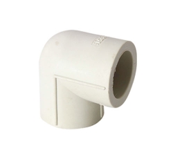 Cold hot water random polypropylene (PP - R) hot melt socket 90 degree elbow