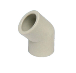 Cold hot water random polypropylene (PP - R) hot melt socket 45 degree elbow